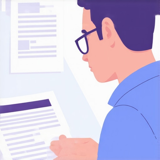 Person reviewing credit reports and dispute paperwork carefully.