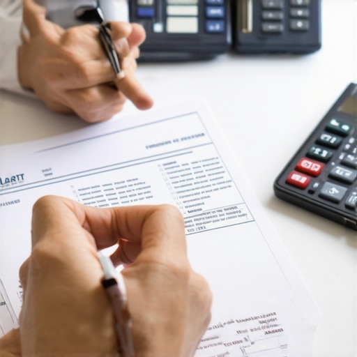 Expert reviewing credit report errors for dispute