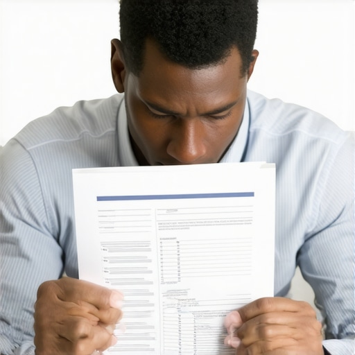 Financial advisor reviewing credit report with digital tools, representing advanced dispute strategies.