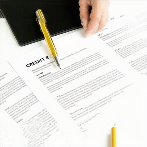Credit repair specialist analyzing credit reports and dispute documentation