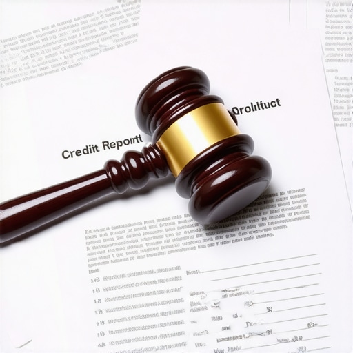 Legal Dispute Strategy for Credit Repair Legal documents and gavel representing credit dispute law and strategic timing