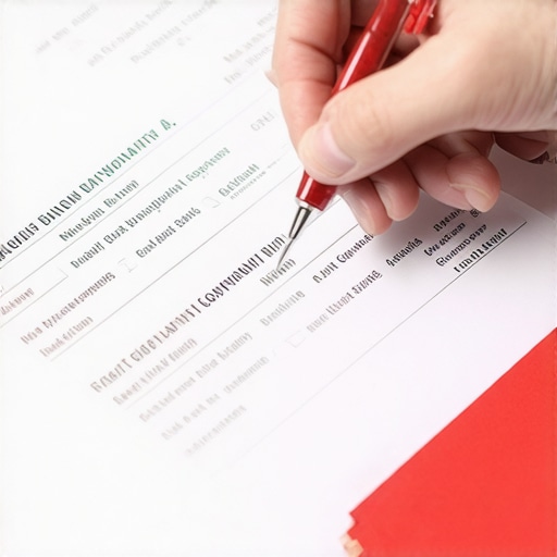 Credit repair expert reviewing credit report and dispute documents