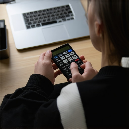 Reviewing Credit Reports for Errors Person analyzing credit reports on a laptop with a calculator, illustrating credit repair steps.