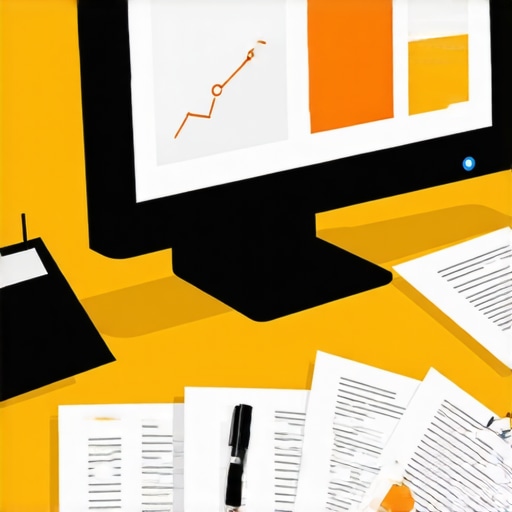 An illustration showing a person reviewing credit reports and disputing errors on a computer