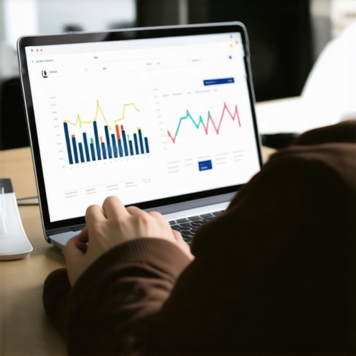 Effective Credit Monitoring Tools Person working on credit reports and financial data on a laptop, illustrating credit maintenance tools.