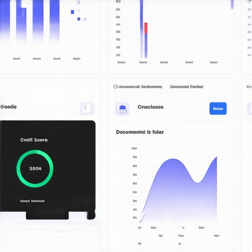Modern Credit Management Tools for Long-Term Success Digital credit monitoring dashboard with organized files.