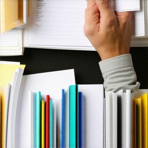 Organizing Credit Evidence for Dispute A professional sorting and preparing credit documents to dispute errors