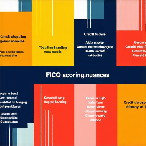 Diagram illustrating advanced credit dispute process and FICO score considerations.