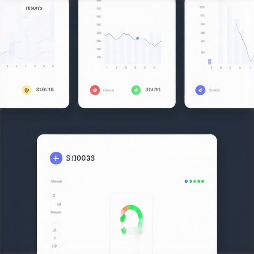 A sleek digital interface showing credit score trends, alerts, and account details for effective credit maintenance.