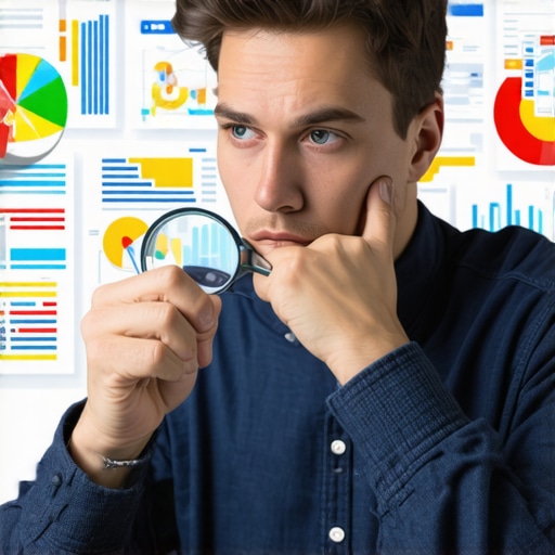 Analyzing Credit Reports for Better Score Management Person examining credit reports with financial symbols and documents.