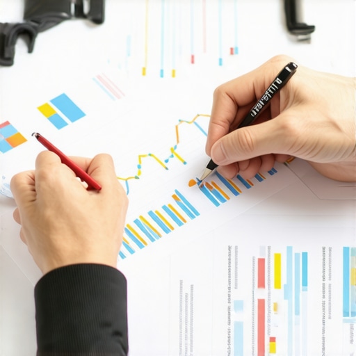 Financial advisor discussing debt consolidation with charts