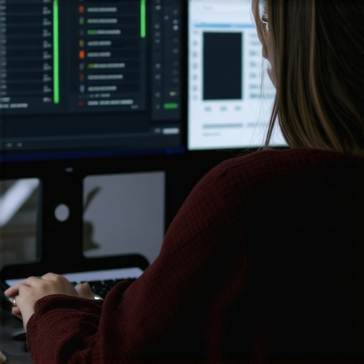 Effective Credit Management Tools Person analyzing credit data on a computer screen with financial tools.