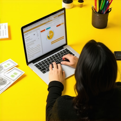 Effective Credit Monitoring Tool Person reviewing credit reports with financial tools, representing credit management