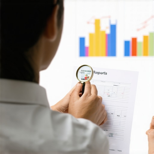 Reviewing Credit Reports Person analyzing credit reports with magnifying glass