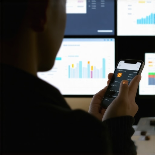 Using Digital Tools for Credit Maintenance Person checking credit score updates on mobile app