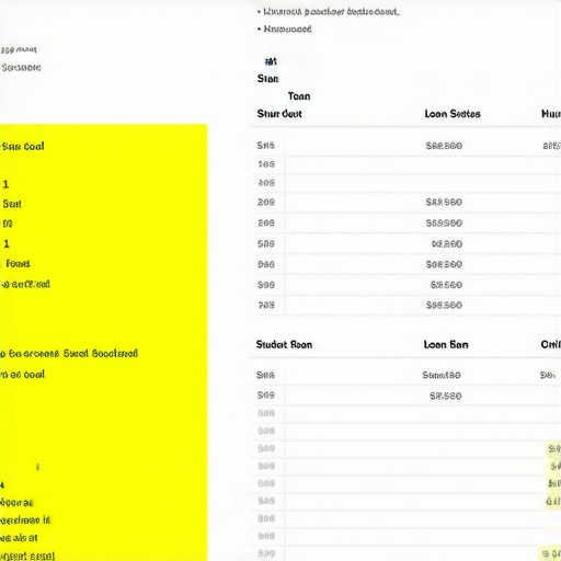 A detailed credit report highlighting student loan statuses and corrections