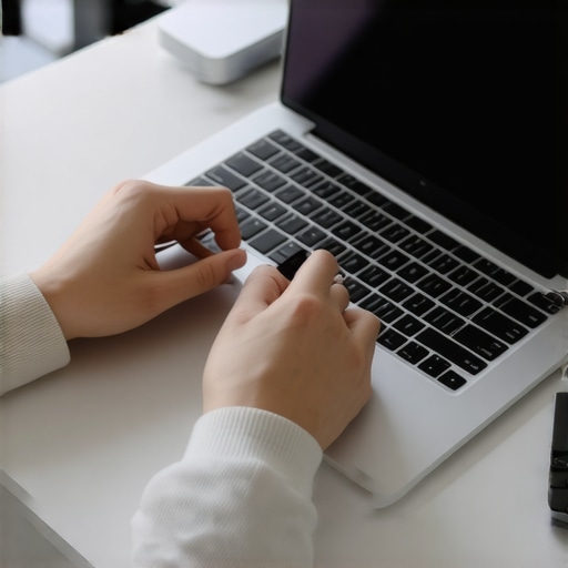 Automating Credit Boosts Person configuring automatic payments on a laptop for small monthly subscriptions to improve credit