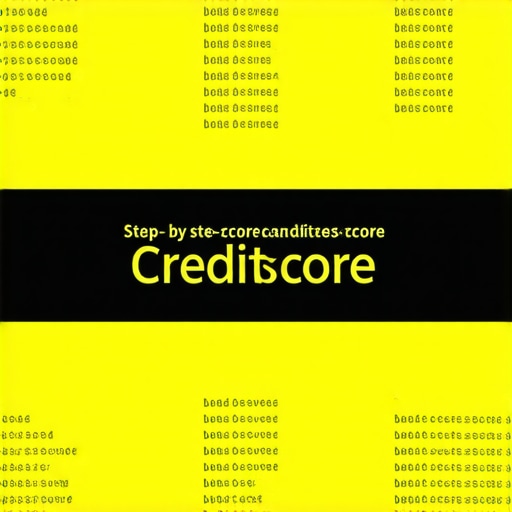 Illustrated infographic detailing steps to improve credit scores