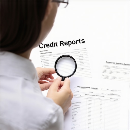 Disputing Credit Report Errors Effectively Person analyzing credit report to identify errors for dispute.