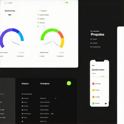 User engaging with a digital credit management interface to monitor and improve credit health.