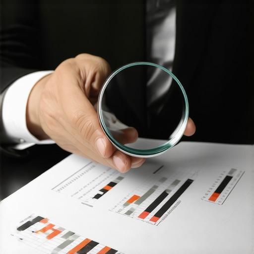 Reviewing Credit Reports for Errors Individual analyzing credit report documents with magnifying glass