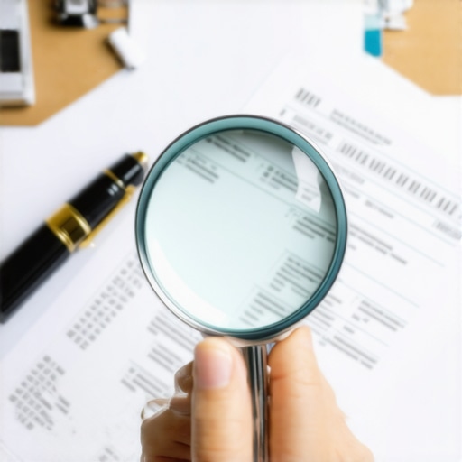 Individual examining credit reports and evidence for disputes.