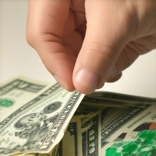 Person making a deposit into a savings account, representing regular financial activity