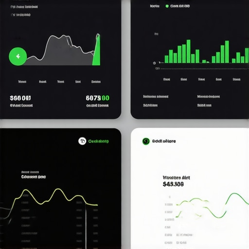 Credit Management Dashboard for Long-Term Success A modern digital dashboard showing credit scores and alerts for ongoing credit maintenance.