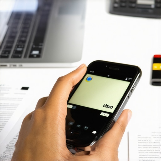 Individual calling credit card company to close account with documentation nearby