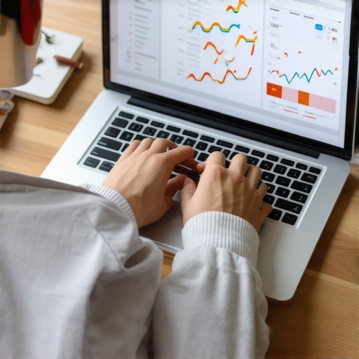 Person analyzing credit report highlighting recent payment history and credit mix