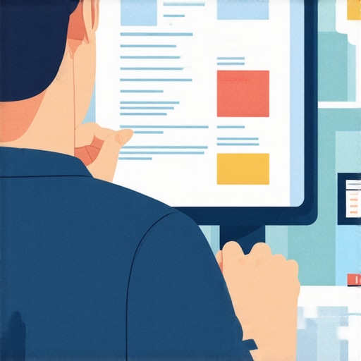 Person analyzing credit report on a computer, pointing out unknown inquiries