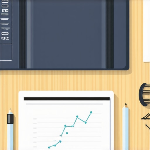 Professional credit monitoring and maintenance tools on a wooden desk