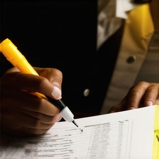 A person highlighting specific dates on a physical credit report to check for reporting errors.