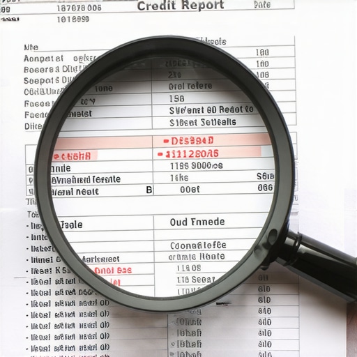 Expert reviewing a credit report for date errors and account accuracy