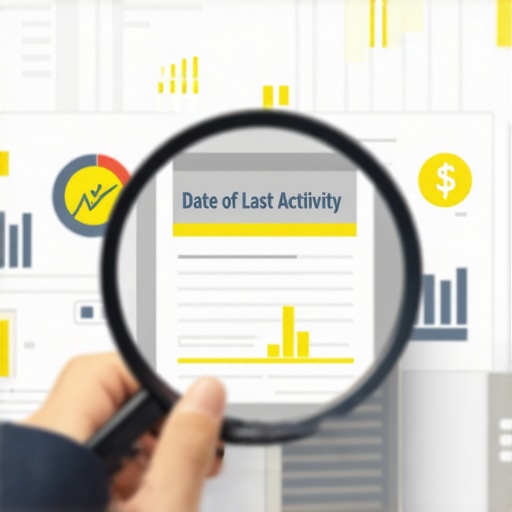 A magnifying glass focusing on critical credit report data to show how small details affect FICO scores.