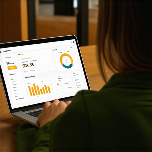A person evaluating different credit builder loan options on a computer to improve their FICO score.