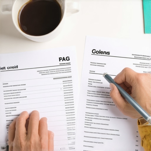 A person reviewing different FICO score versions for credit repair