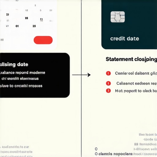 Credit Card Statement Closing Date vs Due Date Diagram Diagram explaining the difference between credit card due date and statement closing date for FICO optimization.
