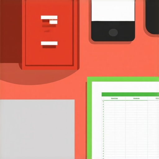 Organized workspace for credit report monitoring and documentation.