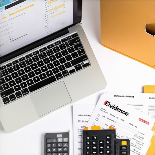 A workspace with tools for credit maintenance and a manual evidence log.