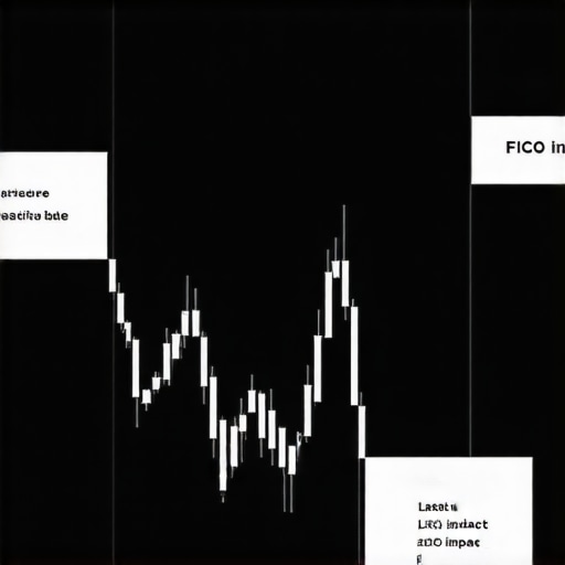 Graph illustrating how paying off an old collection can temporarily lower a FICO score due to date of last activity updates.