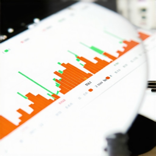 Credit score trend analysis and FICO auditing A close-up view of a credit score graph showing fluctuations during a dispute process.