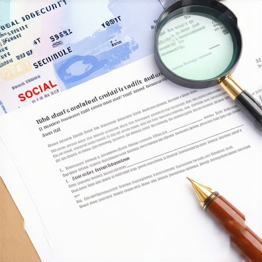 A collection of identification documents and utility bills used to prove identity for credit repair