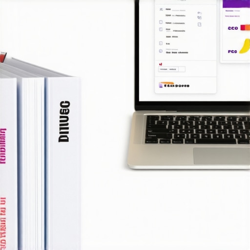 A physical binder for credit documentation alongside a digital FICO tracking app.