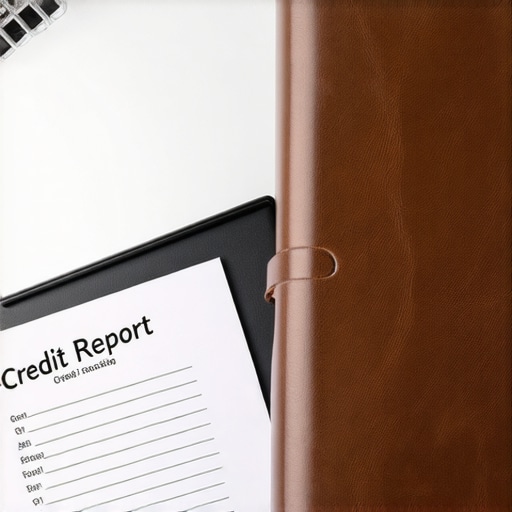 Organized credit dispute logbook and financial documents