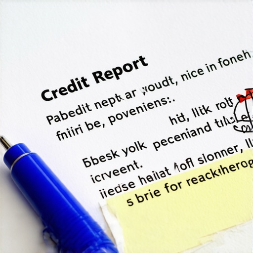 A hand-written dispute letter in blue ink used to bypass automated credit bureau scanners.
