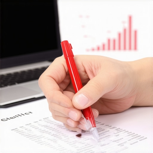A hand highlighting incorrect dates on a paper credit report to prepare for a FICO score dispute.