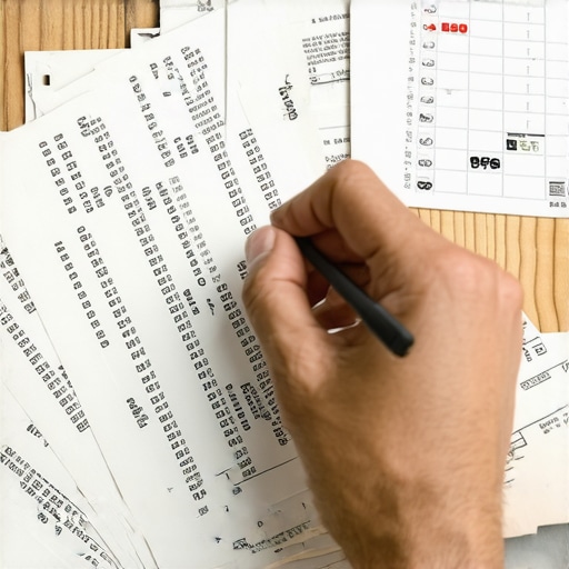 Hands highlighting dates on credit card statements to determine statute of limitations.