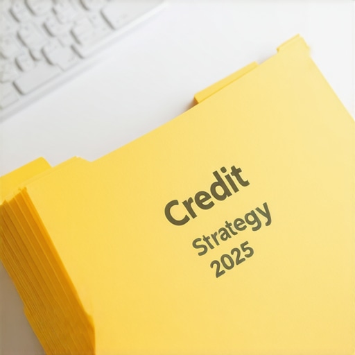 A physical credit strategy folder for long term FICO maintenance.