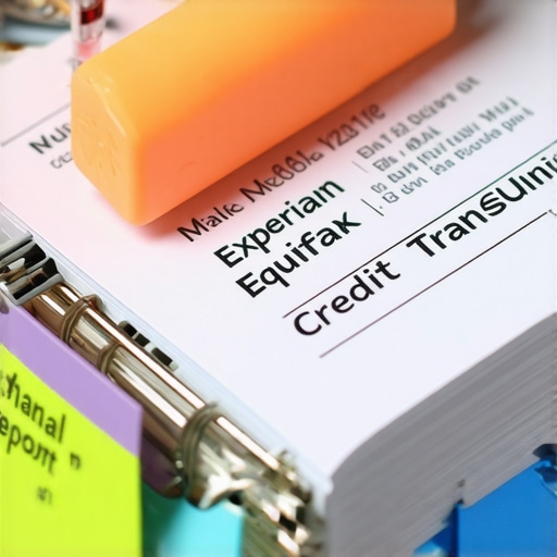 Manual Credit Audit Binder A physical binder used for manual credit report auditing and FICO maintenance.